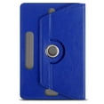 thumbnail image 5 of 7 - 10.1 Inch Tablet Case Cover - Universal Leather Stand Folio Cover Magic Leather 360 Rotating Case Fits for Most Tablets (Dark Blue), 5 of 8