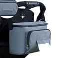 thumbnail image 2 of Bolsa organizadora para cochecito, bolsa multifuncional de gran capacidad para cochecito de bebé, bolsa de almacenamiento colgante para cochecito, diseño a prueba de futuro Jadeshay A, 2 of 8