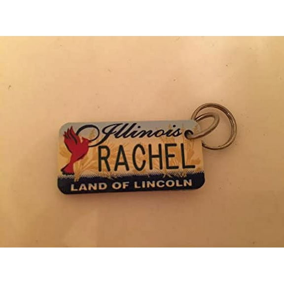 Illinois Land of Lincoln Rachel Keychain Key Holder Key Ring New