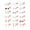 Rose Gold, variant on Steel Color-Tone Cartilage Earring Set, 18-Pair Hypoallergenic Screw-Back Stud Pack with CZ, Opal & Pearl, Multi-Style Piercing Jewelry for Women