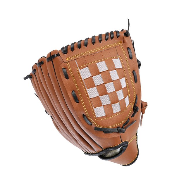 Soidarity Béisbol PU Guante de cuero Deportes al aire libre Béisbol Softbol Práctica Entrenamiento Guante Deportes Equipo Béisbol marrón 12.5 pulgadas Soidarity OD000036-05B