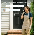 thumbnail image 6 of Veise Keypad Door Lock with Handle, Keyless Entry for Front Door & Bedroom, Electronic Lock with Code, Auto-Locking, Easy Installation, Passage Mode, Satin Nickel, 6 of 9