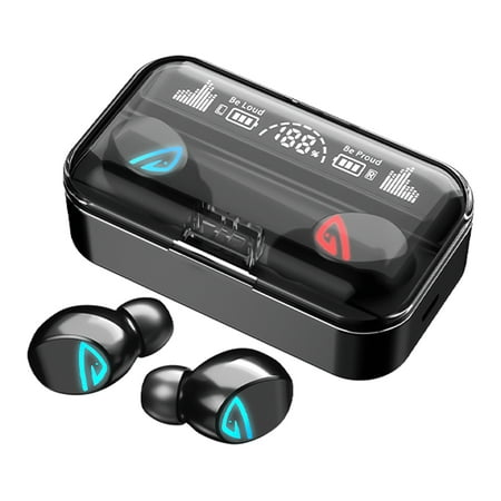 

BESTHUA Wireless Earbuds Blue-tooth Wireless Earbuds TWS in-ear Sports Black Technology Gaming Headset Blue-tooth Earbuds with 1200mAh Charging Box for Running Training