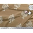 thumbnail image 3 of Soimoi Poly Georgette Fabric Dot,Leaves & Floral Block Fabric Prints by Yard 42 Inch Wide, 3 of 3