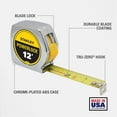 thumbnail image 5 of Stanley PowerLock Tape Measure - Heavy Duty, Measuring Tape Lock - 3 Pack, 12 ft, 5 of 9