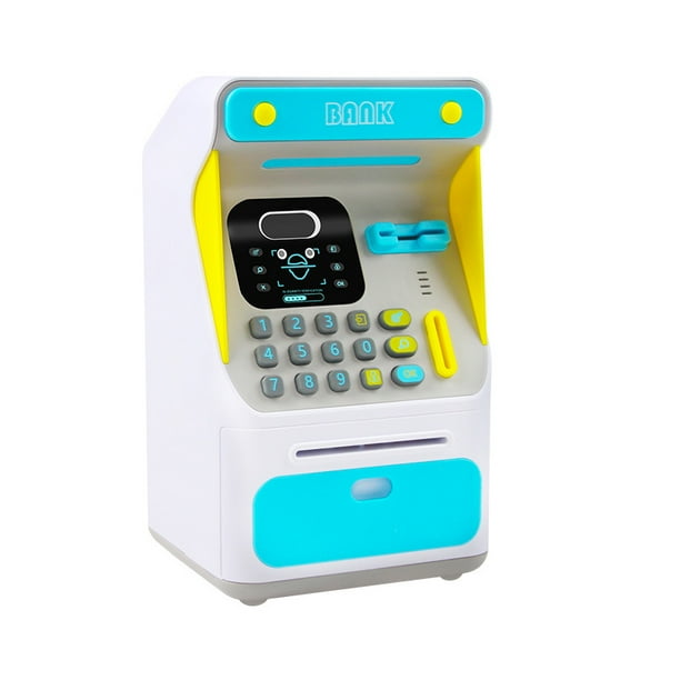 Electronic Piggy Bank Simulated Face Recognition ATM Machine Cash Box ...