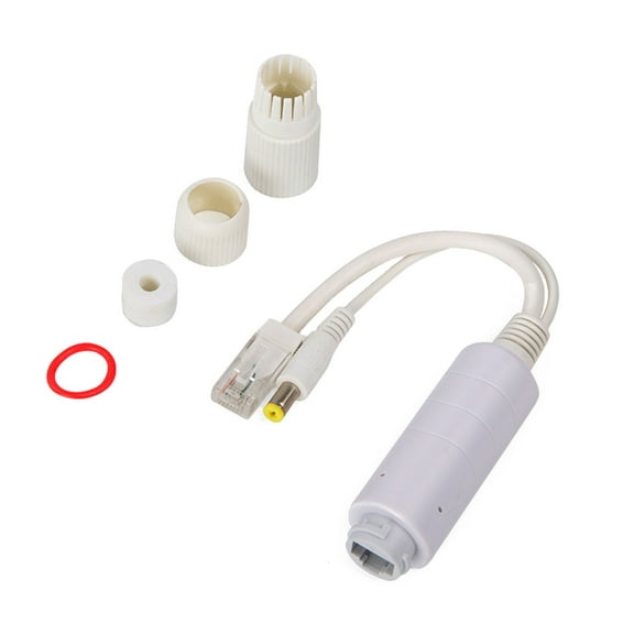 Active 48V to 12V Waterproof PoE Splitter, IEEE 802.3af Compliant 10/100Mbps