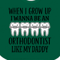 thumbnail image 4 of Inktastic Future Orthodontist Baby Boys or Girls Baby Bib, 4 of 4