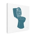 thumbnail image 2 of Becky Thorns 'Turkish Tile Bathroom Puns IV' Canvas Art, 2 of 3