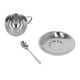 thumbnail image 1 of JUEGO DE 3 TAZAS DE CAFÉ DE ACERO INOXIDABLE CON AISLAMENTO DE DOBLE PARA CAPUCHINO, TÉ, LECHE, CUCHARA, PLATILLO, TAZAS DE ACERO INOXIDABLE 304, PAQUENTE DE, 1 of 7