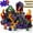 Lava, variant on Pixel Style Nether Castle Building Block Set, Lava Fortress Construction Model with Mini Figures, Creative Brick Toy for Assembly Play & Desktop Display