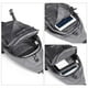 thumbnail image 3 of Mochila bandolera G4Free con bloqueo RFID, gris, 3 of 7