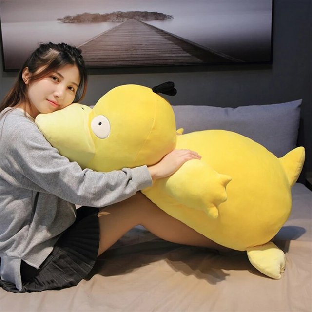 20-100cmKawaii koda duck plush toy Cute Yellow duck stuffed plush soft animal pillow doll toy for Kids girlfriend Birthday gift zhangyuxiang LED
