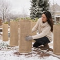 thumbnail image 7 of Burlap Plant Frost Protection Blanket, 1x10M Winter Garden Tree Cover, Vegetable Insulation Wrap, Natural Jute Fabric for Plants, Shrubs, Frost Cloth for Outdoor Gardening, 7 of 7