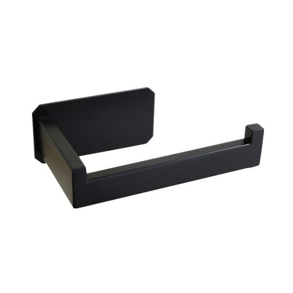 Wall Mounted Style Bathroom Toilet Paper Holder Household Bath Paper Tissue Towel Stand Rack Stainless Steel Black