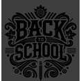 thumbnail image 4 of Back To School Adult Charcoal Crew Neck Short Sleeve Tee-Medium, 4 of 4