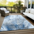 thumbnail image 6 of Addison Rugs Chantille Indoor/Outdoor Contemporary Watercolors Navy Washable Rectangle Rug, 9' x 12', 6 of 6