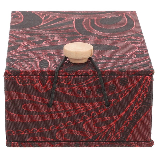 Vintage Style Jewelry Storage Box For Women Brown Rectangular Design With Protection From Scratches 1Pack