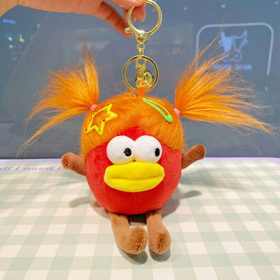 Giunmcul up to 65% Off Vegetable Toy Keychain Ugly and Cute Funny Sausage Mouth Backpack Hanger