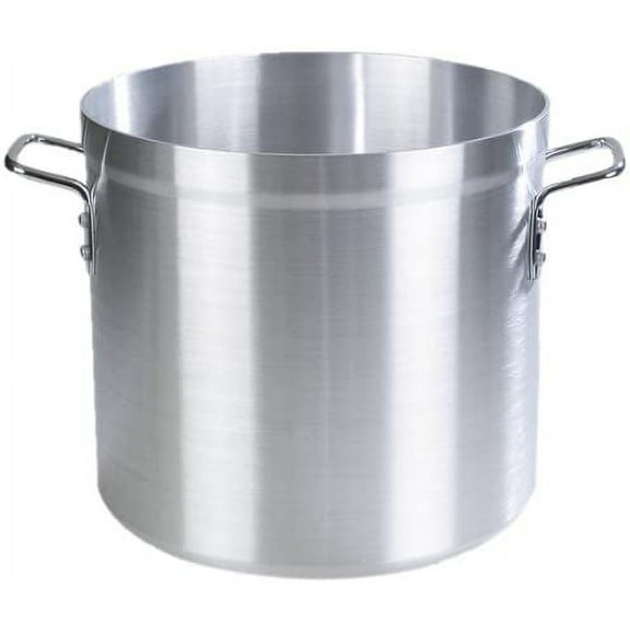 Standard Weight Sauce Pot, Heavy-Duty Sauce Pot, Stainless steel Pots, 60 Qt. Aluminum-Clad Sauce Pot for Preparing Stocks and Soups (Pack of 4)