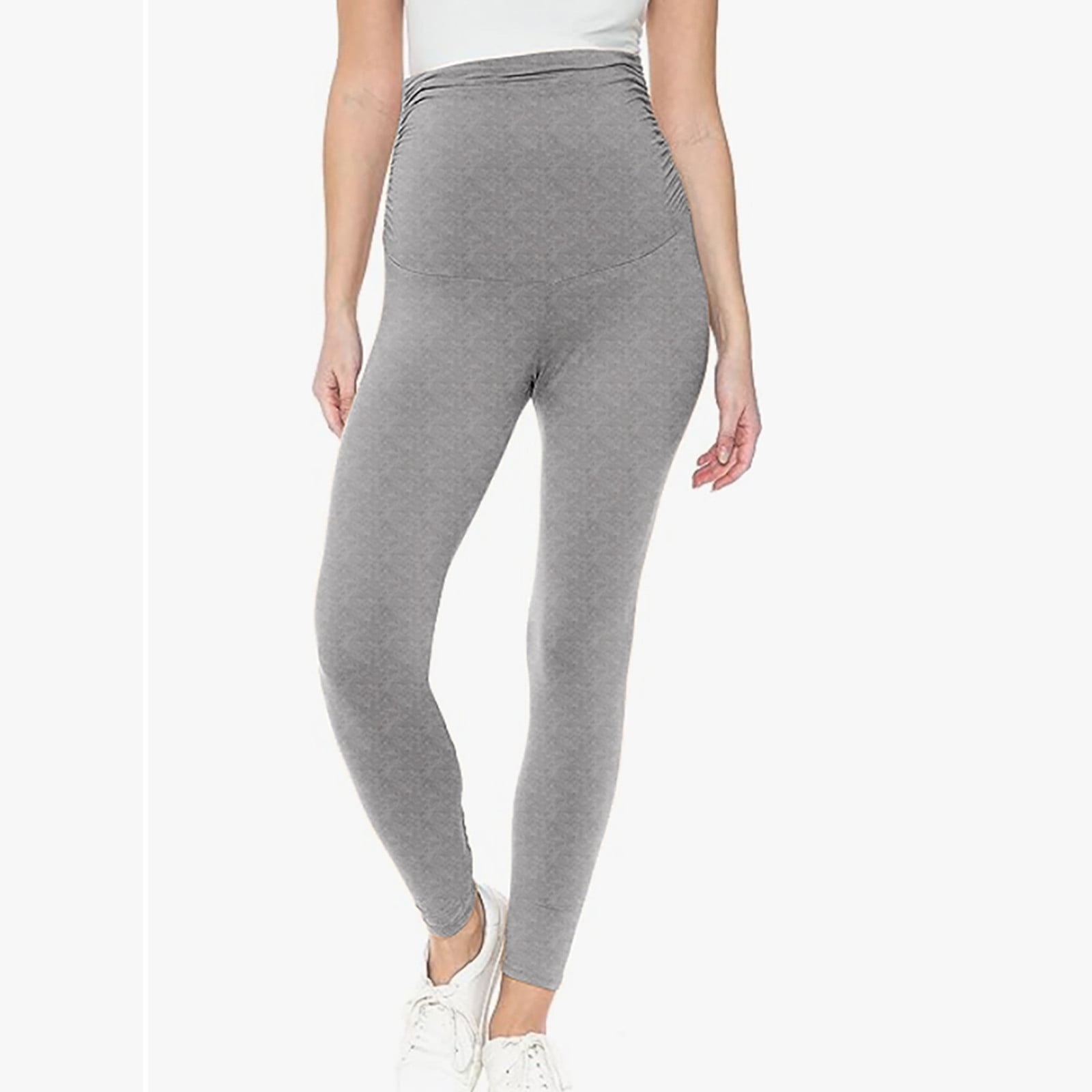 Wyongtao Women's Maternity Joggers Casual Yoga Sweatpants Quick-Dry Lightweight Active Pants,Gray
