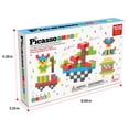thumbnail image 5 of PicassoTiles 108PCS 1" Magnetic Puzzle Cubes, STEM Educational Building Blocks, Preschool Construction Toy with Idea Book for Kids Age 3+, 5 of 10