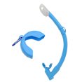 thumbnail image 3 of Tubo de snorkel de silicona para buceo, equipo subacuático 2 en 1 para snorkel y natación, 3 of 9