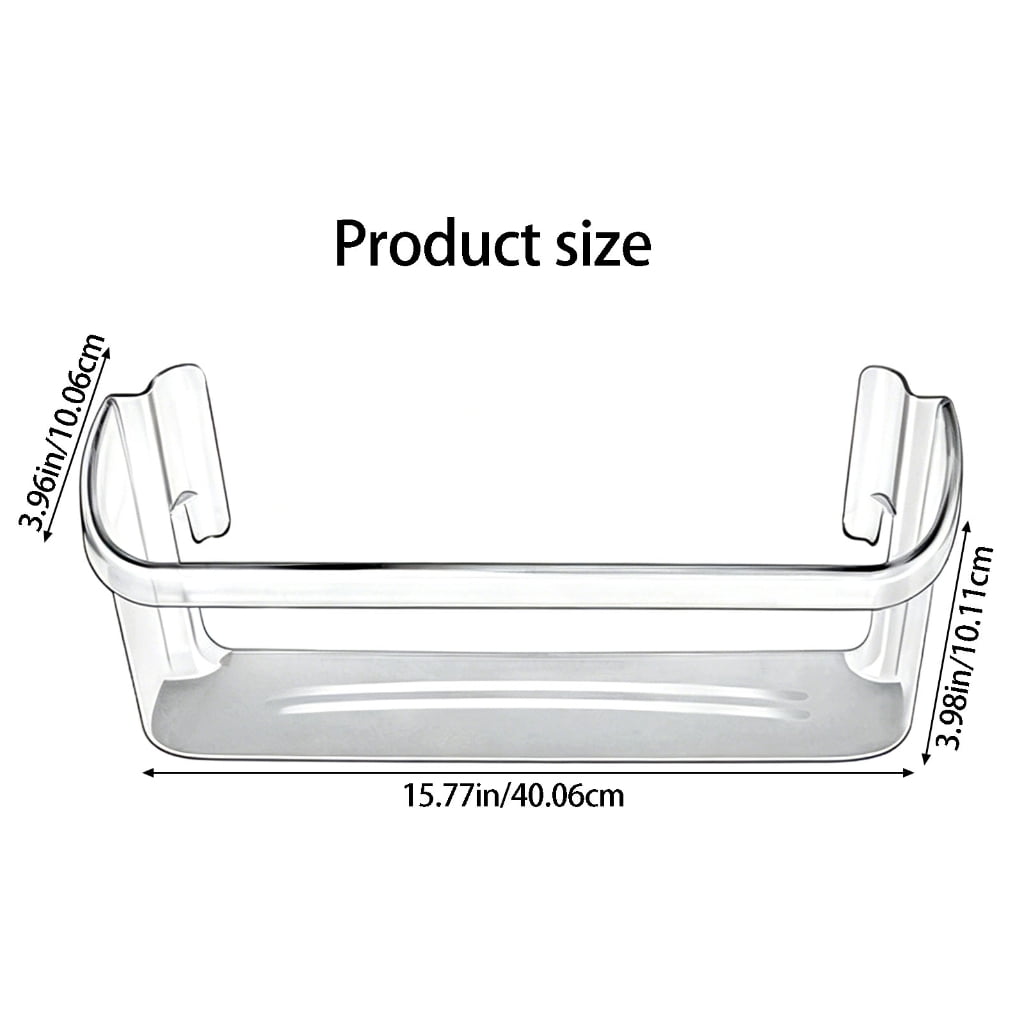 Multipurpose Replacement Fridge Door Rack Door Shelf Clear Storage Bin Texture for Specific Refrigerators