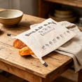 thumbnail image 1 of Outdor Reusable Bread With Snap Closure Fresh Food Storage Keep Baked Soft Washable Kitchen For Homemade Loaves Pastries, 1 of 6
