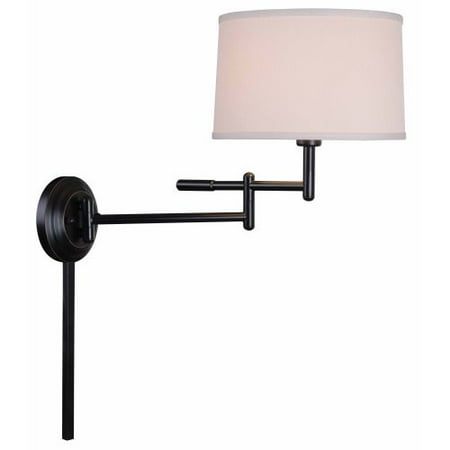 Kenroy Home 20942CB Theta 1 Light Plug In Wall Sconce