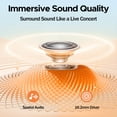 thumbnail image 4 of VEATOOL Clip on Earbuds,Open Ear Headphones Wireless Bluetooth 5.4 Sports Earphones with ENC Clear Call,50H Playtime, IPX7 Water Resistant,Comfortable for Small Ears & Glasses Wearers,Workouts, 4 of 7