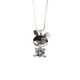 thumbnail image 2 of Linda Conejo Forma Rhinestone Collar Colgante Niñas Niños Gris dorado, 2 of 9