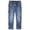 Light Blue-2473, variant on KIDSCOOL SPACE Big Boys Jeans,Kids Elastic Band Inside Ripped Holes Denim Pants,Deep Blue,9-10 Years