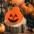 thumbnail image 5 of Neoyler Halloween Candy Bag Nonwoven Fabric Cute Pumpkin Gift Bags for Reusable Eco Friendly Tote for Halloween Events 9.1x8.3in Orange, 5 of 6