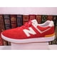 thumbnail image 2 of New Balance Classic 574 Red Yellow White Size 11 Casual Athletic Sneakers, 2 of 5