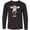 AB-Black, variant on Inktastic Moo Cute Brown Holstein Cow Long Sleeve Youth T-Shirt