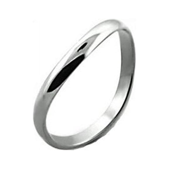 iJewelry2 Waved Curved Stainless Steel Thumb Ring Band