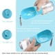 thumbnail image 4 of Portable Dog Water Bottle with Food Container, 550ml Leak-Proof Pet Water Dispenser with Built-in Activated Carbon Filter for Travel, Walking, Outdoor, 4 of 5