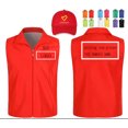 thumbnail image 2 of Chaleco Ropa de voluntariado, Chaleco de grupo, Chaqueta, Ropa de fiesta, Ropa conmemorativa de trabajador social, Tops para cuidar a las personas, 2 of 5