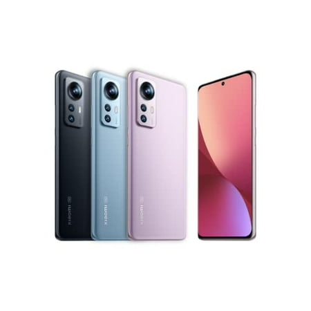 Xiaomi 12 5G 256GB + 8GB Snapdragon® 8 Gen 1 Global Unlocked 50MP Pro Grade Camera (for Tmobile/Metro/Mint/Tello in US Market and Global) (Purple)