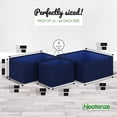 thumbnail image 2 of NEATERIZE Drawer Organizer - [Set of 12] - Closet Organizer and Storage Baskets| Foldable Cloth Drawers Divider | Fabric Bin for Dresser & Shelves |Organize Underwear, Socks, Bra, & Tie’s (Navy), 2 of 4