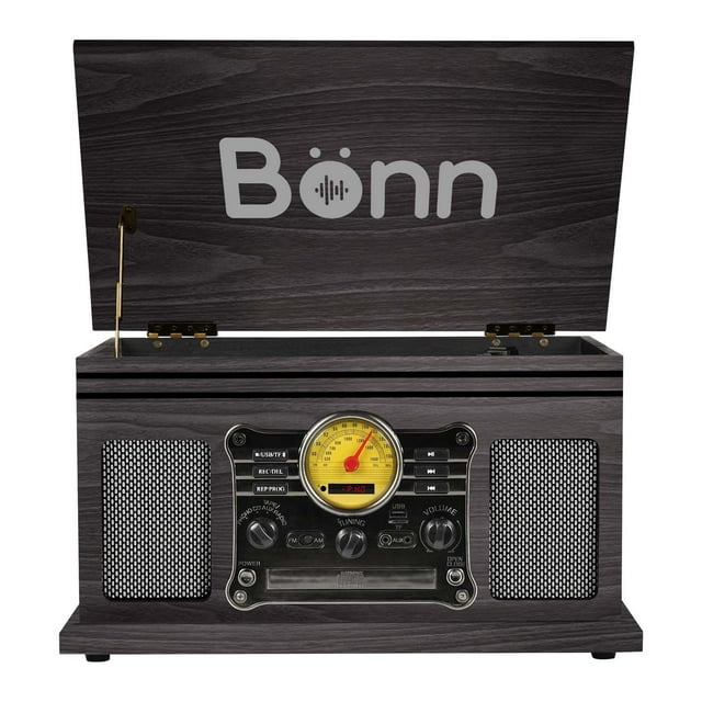 Tocadiscos Vintage bluetooth Multifunción 8 en 1