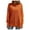 Orange, variant on Women's Sweaters Womens Fall Tops Women's Solid Color Long Sleeve Knitted Sweater Elegant Autumn Winter Pullover for Wear
