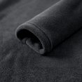 thumbnail image 4 of TOUMENY Men Half Zip Fleece Pullover High Neck Outdoor Hiking Casual Warm Winter Sweater Solid Letter Embroidered Raglan Sleeve Relaxed Pullover Black L, 4 of 7