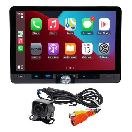 Jensen J1CA10FL-BUC 10.1" Wireless CarPlay Android Auto | Camera Included