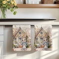 thumbnail image 7 of Easter Bunny Eggs Kitchen Towels Set of 1, Spring Pink Flowers Country Cabin Beige Absorbent Dish Towels for Kitchen, Microfiber Hand Towel, Quick Drying Tea Towel for Cleaning Decorative Dishcloths, 7 of 7