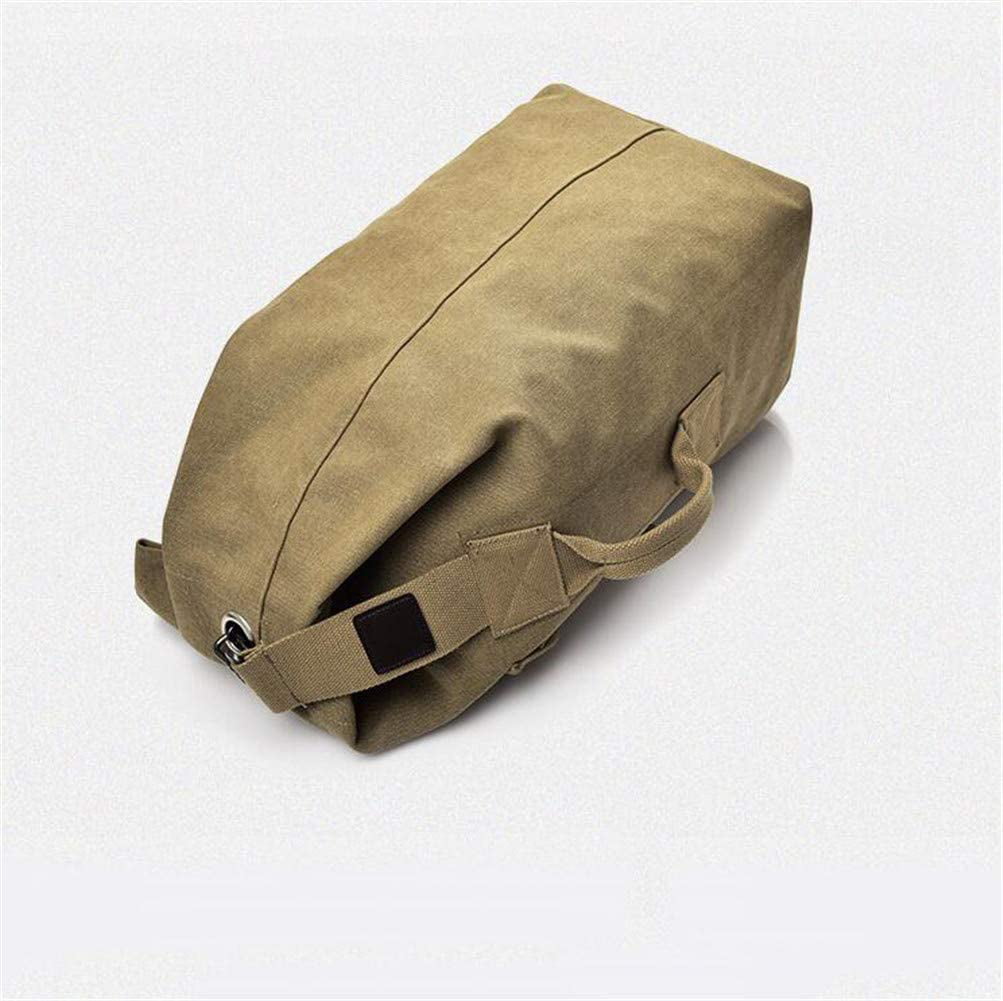 Military Duffel Bag Top Load Canvas Shoulder Bag Outdoors Backpack for Travelling upgrade black big