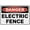 Warning Sign 2, variant on Danger Electric Fence Sign 8"x12" - Aluminum Tin Warning for Home Outdoor Garden, High-Visibility Hazard Decor for Property