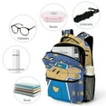 thumbnail image 4 of Dog Man Unisex Backpack Book Bag Durable Sport Backpack Cute Pattern for Presc-hool Travel Ruckack, 4 of 8