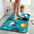 thumbnail image 2 of 1pc Colorful Cat themed Bathroom Rug Bathroom Decor and Accessories- Durable,Anti Slip,And Quick Drying,Suitable For Indoor/outdoor Use - Perfect For Bathrooms,Bedrooms,Kitchens, 2 of 9